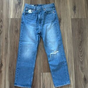 Gap Sky High Rise Cheeky Straight Jeans with Washwell